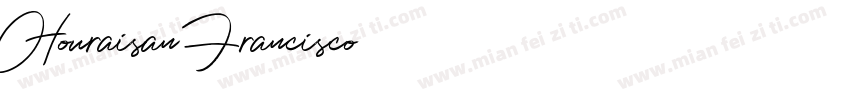 Houraisan Francisco字体转换